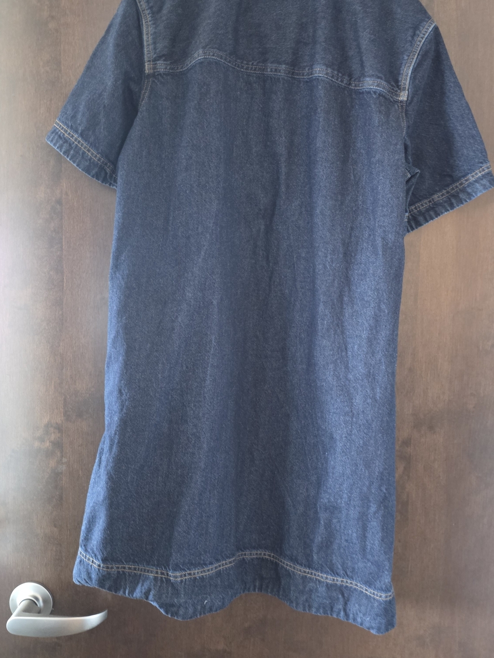 Madewell Denim Popover Mini Dress - Picture 7 of 11